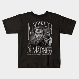 In The Mouth Of Madness, Classic Horror, (Black & White) Kids T-Shirt